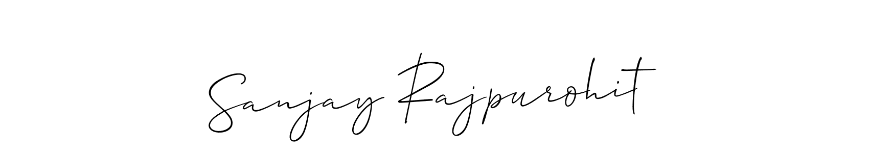 Make a short Sanjay Rajpurohit signature style. Manage your documents anywhere anytime using Allison_Script. Create and add eSignatures, submit forms, share and send files easily. Sanjay Rajpurohit signature style 2 images and pictures png