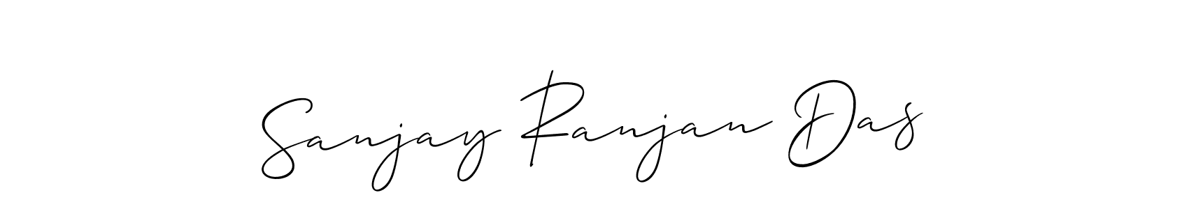 Make a beautiful signature design for name Sanjay Ranjan Das. With this signature (Allison_Script) style, you can create a handwritten signature for free. Sanjay Ranjan Das signature style 2 images and pictures png