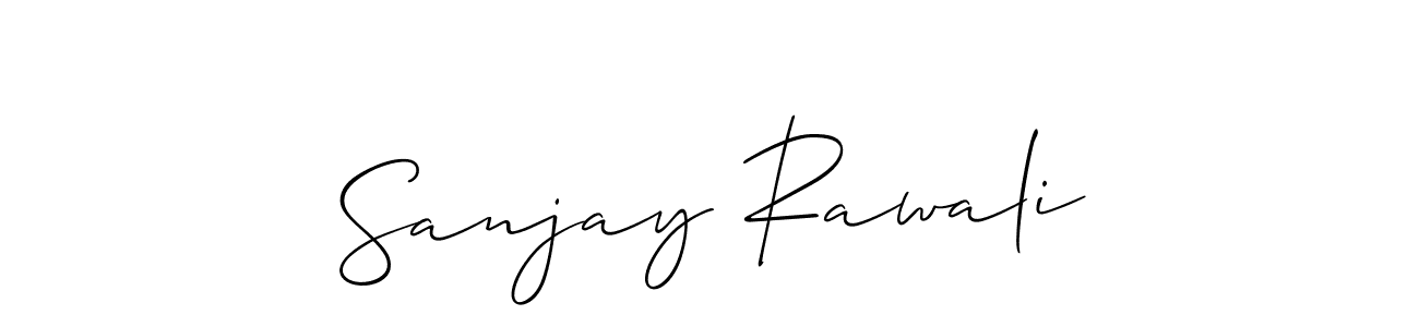 How to make Sanjay Rawali signature? Allison_Script is a professional autograph style. Create handwritten signature for Sanjay Rawali name. Sanjay Rawali signature style 2 images and pictures png