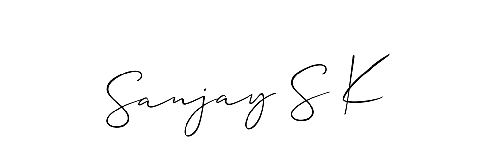 You can use this online signature creator to create a handwritten signature for the name Sanjay S K. This is the best online autograph maker. Sanjay S K signature style 2 images and pictures png