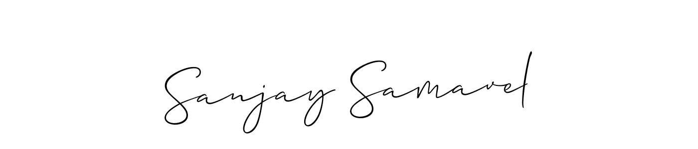You can use this online signature creator to create a handwritten signature for the name Sanjay Samavel. This is the best online autograph maker. Sanjay Samavel signature style 2 images and pictures png