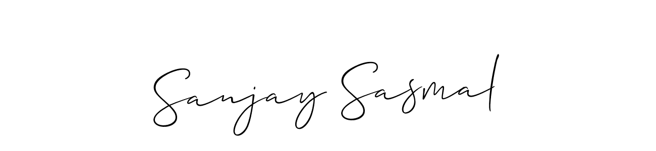 if you are searching for the best signature style for your name Sanjay Sasmal. so please give up your signature search. here we have designed multiple signature styles  using Allison_Script. Sanjay Sasmal signature style 2 images and pictures png