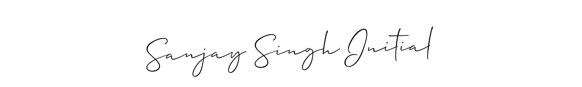 Sanjay Singh Initial stylish signature style. Best Handwritten Sign (Allison_Script) for my name. Handwritten Signature Collection Ideas for my name Sanjay Singh Initial. Sanjay Singh Initial signature style 2 images and pictures png