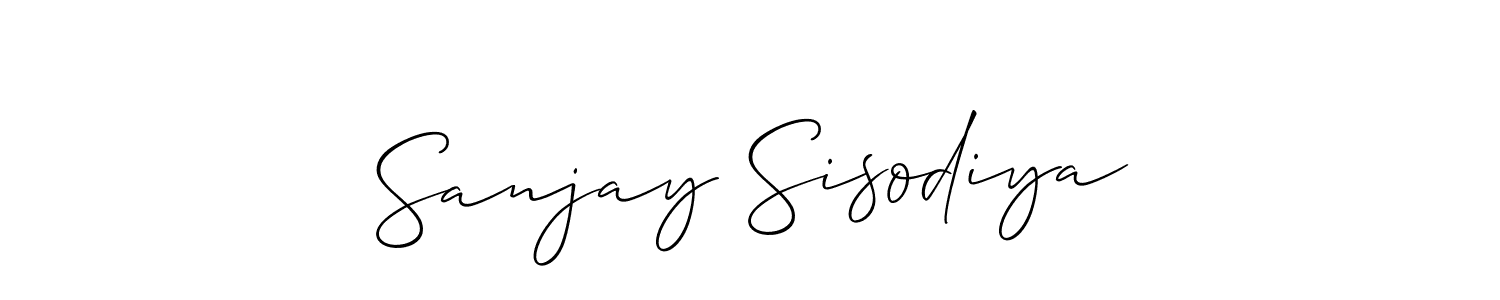 Make a beautiful signature design for name Sanjay Sisodiya. Use this online signature maker to create a handwritten signature for free. Sanjay Sisodiya signature style 2 images and pictures png
