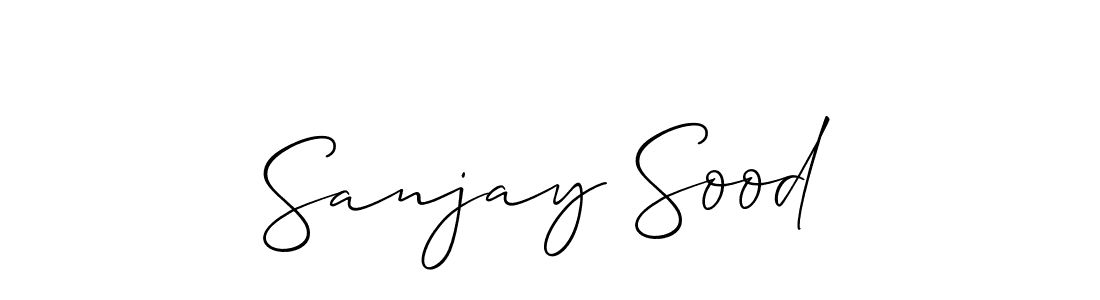 if you are searching for the best signature style for your name Sanjay Sood. so please give up your signature search. here we have designed multiple signature styles  using Allison_Script. Sanjay Sood signature style 2 images and pictures png