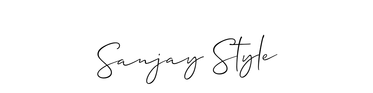 Best and Professional Signature Style for Sanjay Style. Allison_Script Best Signature Style Collection. Sanjay Style signature style 2 images and pictures png