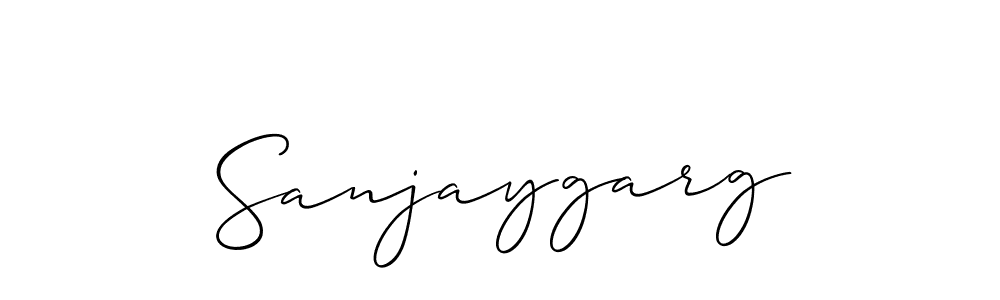 Also we have Sanjaygarg name is the best signature style. Create professional handwritten signature collection using Allison_Script autograph style. Sanjaygarg signature style 2 images and pictures png