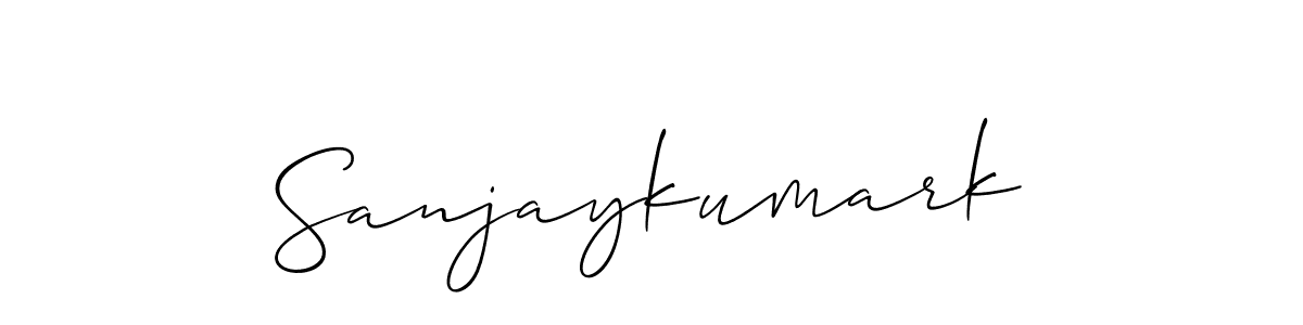 This is the best signature style for the Sanjaykumark name. Also you like these signature font (Allison_Script). Mix name signature. Sanjaykumark signature style 2 images and pictures png