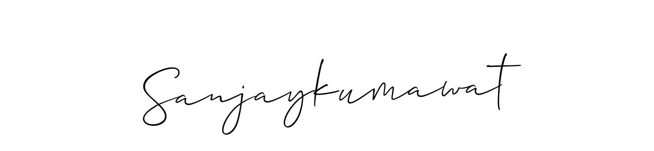 Similarly Allison_Script is the best handwritten signature design. Signature creator online .You can use it as an online autograph creator for name Sanjaykumawat. Sanjaykumawat signature style 2 images and pictures png