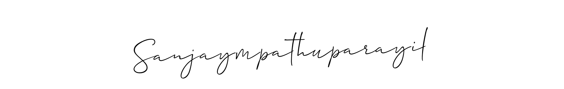 Here are the top 10 professional signature styles for the name Sanjaympathuparayil. These are the best autograph styles you can use for your name. Sanjaympathuparayil signature style 2 images and pictures png