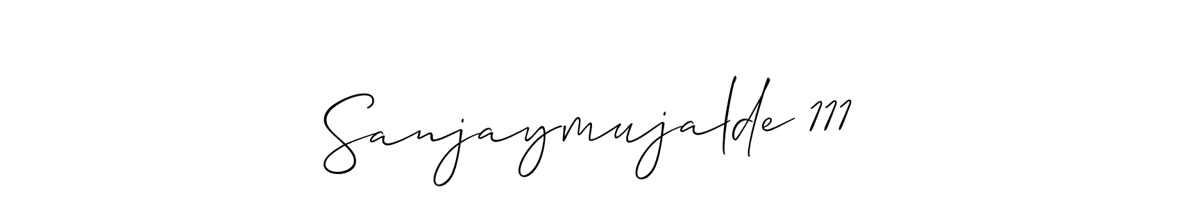 You can use this online signature creator to create a handwritten signature for the name Sanjaymujalde 111. This is the best online autograph maker. Sanjaymujalde 111 signature style 2 images and pictures png