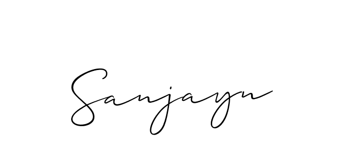 Make a beautiful signature design for name Sanjayn. Use this online signature maker to create a handwritten signature for free. Sanjayn signature style 2 images and pictures png