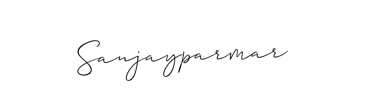 Also You can easily find your signature by using the search form. We will create Sanjayparmar name handwritten signature images for you free of cost using Allison_Script sign style. Sanjayparmar signature style 2 images and pictures png