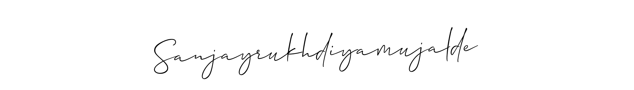 Best and Professional Signature Style for Sanjayrukhdiyamujalde. Allison_Script Best Signature Style Collection. Sanjayrukhdiyamujalde signature style 2 images and pictures png