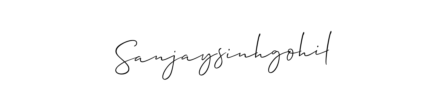 Here are the top 10 professional signature styles for the name Sanjaysinhgohil. These are the best autograph styles you can use for your name. Sanjaysinhgohil signature style 2 images and pictures png