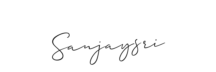 Also You can easily find your signature by using the search form. We will create Sanjaysri name handwritten signature images for you free of cost using Allison_Script sign style. Sanjaysri signature style 2 images and pictures png