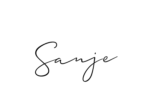 Make a beautiful signature design for name Sanje. Use this online signature maker to create a handwritten signature for free. Sanje signature style 2 images and pictures png