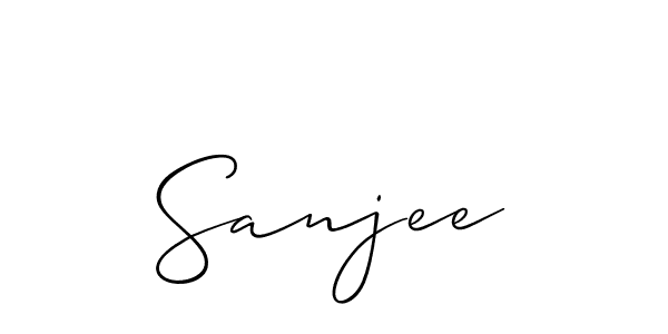 Also You can easily find your signature by using the search form. We will create Sanjee name handwritten signature images for you free of cost using Allison_Script sign style. Sanjee signature style 2 images and pictures png