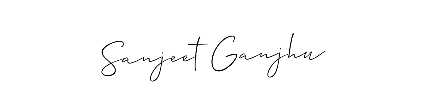 Here are the top 10 professional signature styles for the name Sanjeet Ganjhu. These are the best autograph styles you can use for your name. Sanjeet Ganjhu signature style 2 images and pictures png