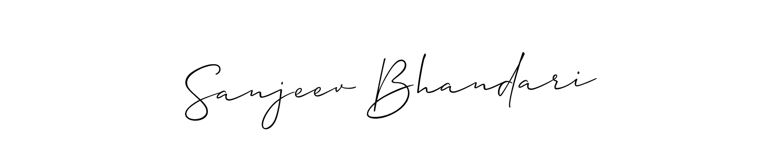 Once you've used our free online signature maker to create your best signature Allison_Script style, it's time to enjoy all of the benefits that Sanjeev Bhandari name signing documents. Sanjeev Bhandari signature style 2 images and pictures png