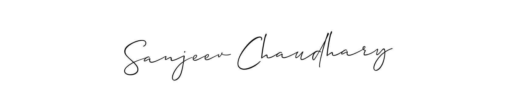 This is the best signature style for the Sanjeev Chaudhary name. Also you like these signature font (Allison_Script). Mix name signature. Sanjeev Chaudhary signature style 2 images and pictures png