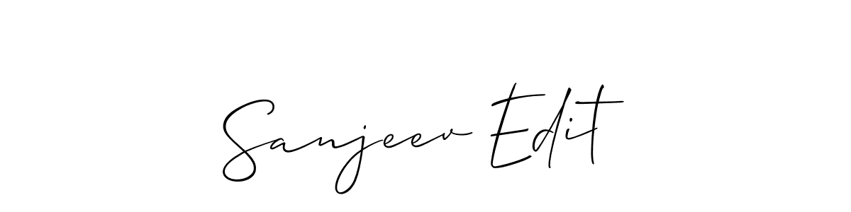 You can use this online signature creator to create a handwritten signature for the name Sanjeev Edit. This is the best online autograph maker. Sanjeev Edit signature style 2 images and pictures png