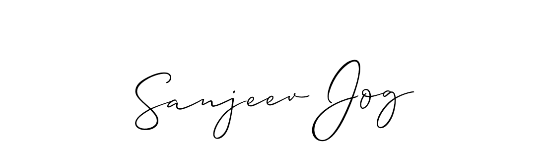 Best and Professional Signature Style for Sanjeev Jog. Allison_Script Best Signature Style Collection. Sanjeev Jog signature style 2 images and pictures png