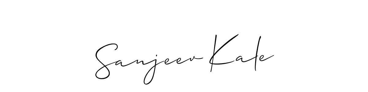 Also we have Sanjeev Kale name is the best signature style. Create professional handwritten signature collection using Allison_Script autograph style. Sanjeev Kale signature style 2 images and pictures png