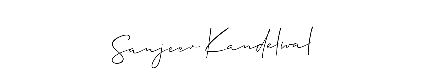 You can use this online signature creator to create a handwritten signature for the name Sanjeev Kandelwal. This is the best online autograph maker. Sanjeev Kandelwal signature style 2 images and pictures png