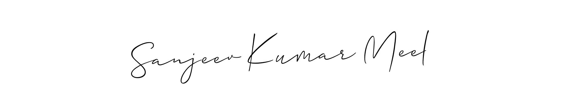 Make a short Sanjeev Kumar Meel signature style. Manage your documents anywhere anytime using Allison_Script. Create and add eSignatures, submit forms, share and send files easily. Sanjeev Kumar Meel signature style 2 images and pictures png