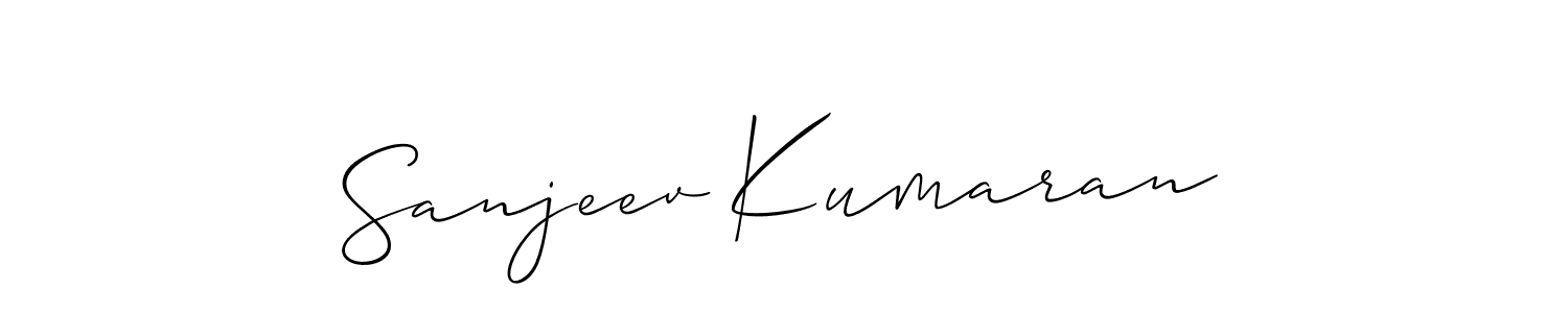 It looks lik you need a new signature style for name Sanjeev Kumaran. Design unique handwritten (Allison_Script) signature with our free signature maker in just a few clicks. Sanjeev Kumaran signature style 2 images and pictures png