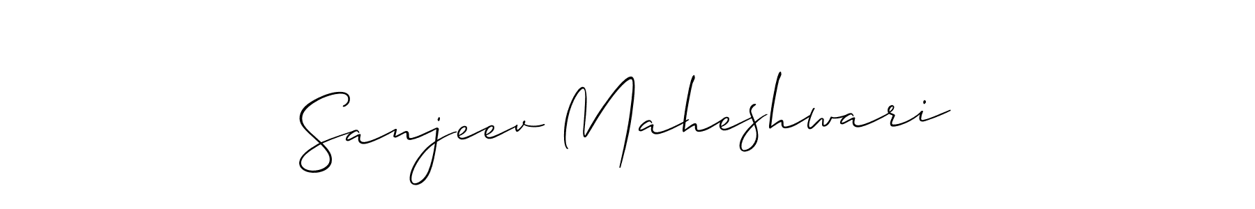 How to Draw Sanjeev Maheshwari signature style? Allison_Script is a latest design signature styles for name Sanjeev Maheshwari. Sanjeev Maheshwari signature style 2 images and pictures png