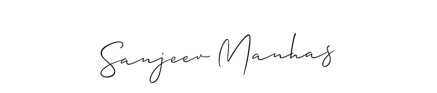 It looks lik you need a new signature style for name Sanjeev Manhas. Design unique handwritten (Allison_Script) signature with our free signature maker in just a few clicks. Sanjeev Manhas signature style 2 images and pictures png