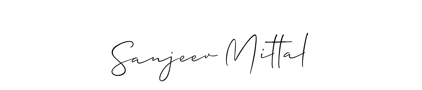 Create a beautiful signature design for name Sanjeev Mittal. With this signature (Allison_Script) fonts, you can make a handwritten signature for free. Sanjeev Mittal signature style 2 images and pictures png