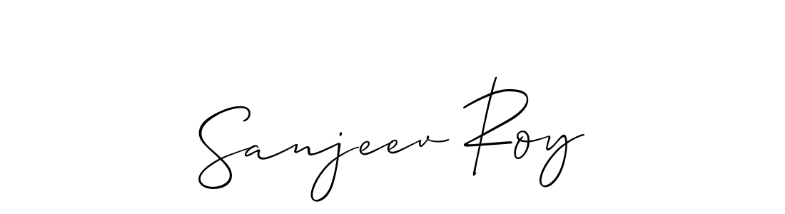 Sanjeev Roy stylish signature style. Best Handwritten Sign (Allison_Script) for my name. Handwritten Signature Collection Ideas for my name Sanjeev Roy. Sanjeev Roy signature style 2 images and pictures png