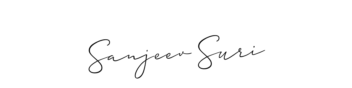 How to Draw Sanjeev Suri signature style? Allison_Script is a latest design signature styles for name Sanjeev Suri. Sanjeev Suri signature style 2 images and pictures png