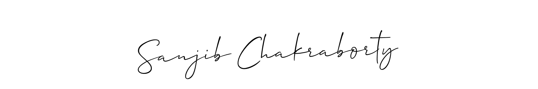 Once you've used our free online signature maker to create your best signature Allison_Script style, it's time to enjoy all of the benefits that Sanjib Chakraborty name signing documents. Sanjib Chakraborty signature style 2 images and pictures png