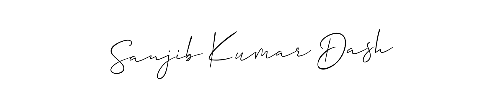 if you are searching for the best signature style for your name Sanjib Kumar Dash. so please give up your signature search. here we have designed multiple signature styles  using Allison_Script. Sanjib Kumar Dash signature style 2 images and pictures png