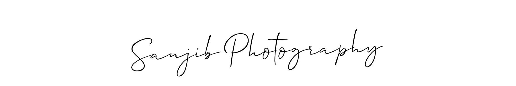 Best and Professional Signature Style for Sanjib Photography. Allison_Script Best Signature Style Collection. Sanjib Photography signature style 2 images and pictures png