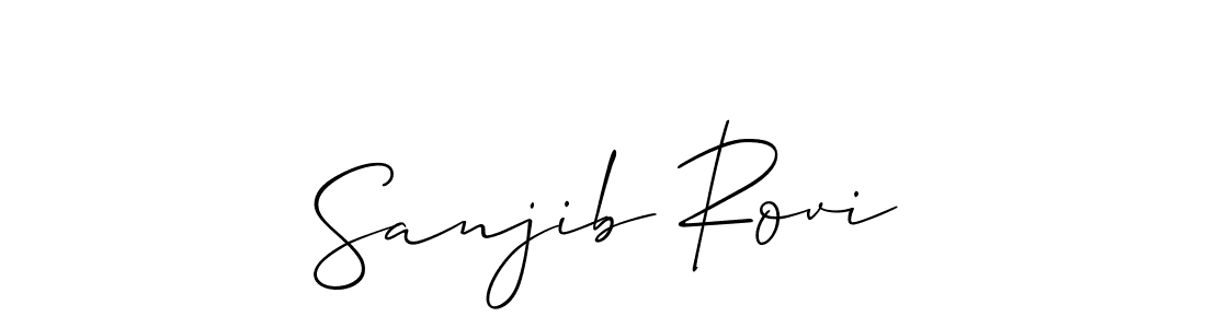 You can use this online signature creator to create a handwritten signature for the name Sanjib Rovi. This is the best online autograph maker. Sanjib Rovi signature style 2 images and pictures png