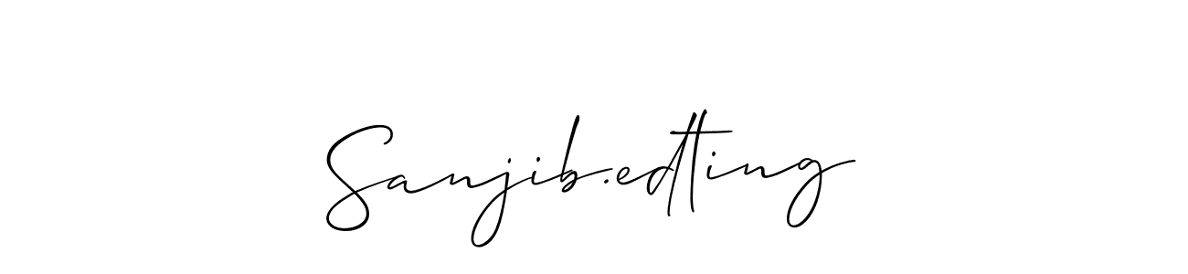 You can use this online signature creator to create a handwritten signature for the name Sanjib.edting. This is the best online autograph maker. Sanjib.edting signature style 2 images and pictures png