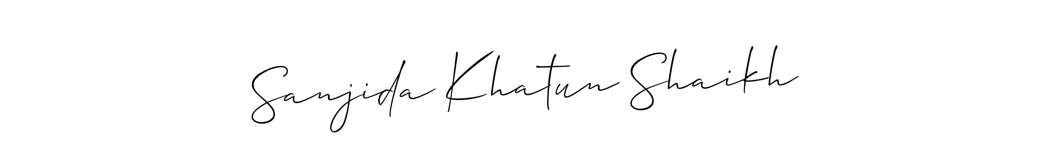 Once you've used our free online signature maker to create your best signature Allison_Script style, it's time to enjoy all of the benefits that Sanjida Khatun Shaikh name signing documents. Sanjida Khatun Shaikh signature style 2 images and pictures png