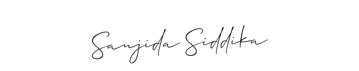 Make a beautiful signature design for name Sanjida Siddika. Use this online signature maker to create a handwritten signature for free. Sanjida Siddika signature style 2 images and pictures png