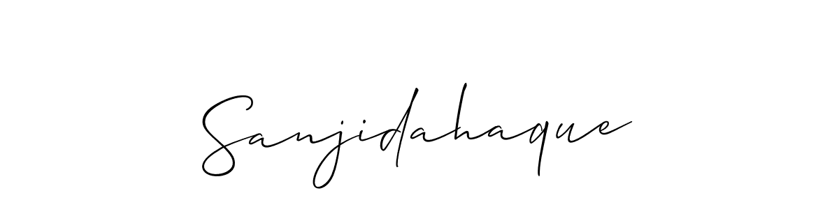 Here are the top 10 professional signature styles for the name Sanjidahaque. These are the best autograph styles you can use for your name. Sanjidahaque signature style 2 images and pictures png