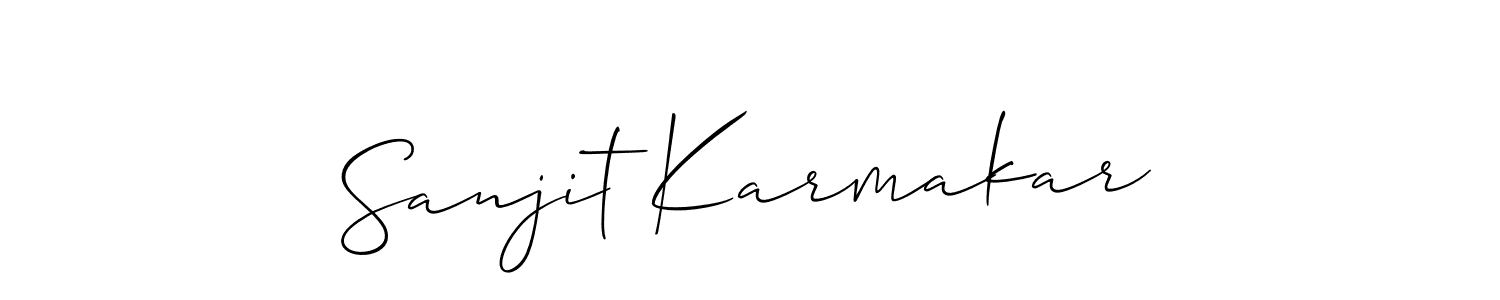 Check out images of Autograph of Sanjit Karmakar name. Actor Sanjit Karmakar Signature Style. Allison_Script is a professional sign style online. Sanjit Karmakar signature style 2 images and pictures png