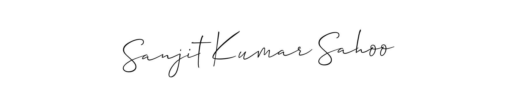 Make a beautiful signature design for name Sanjit Kumar Sahoo. Use this online signature maker to create a handwritten signature for free. Sanjit Kumar Sahoo signature style 2 images and pictures png