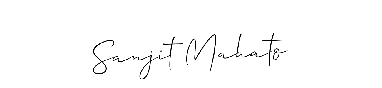 Once you've used our free online signature maker to create your best signature Allison_Script style, it's time to enjoy all of the benefits that Sanjit Mahato name signing documents. Sanjit Mahato signature style 2 images and pictures png
