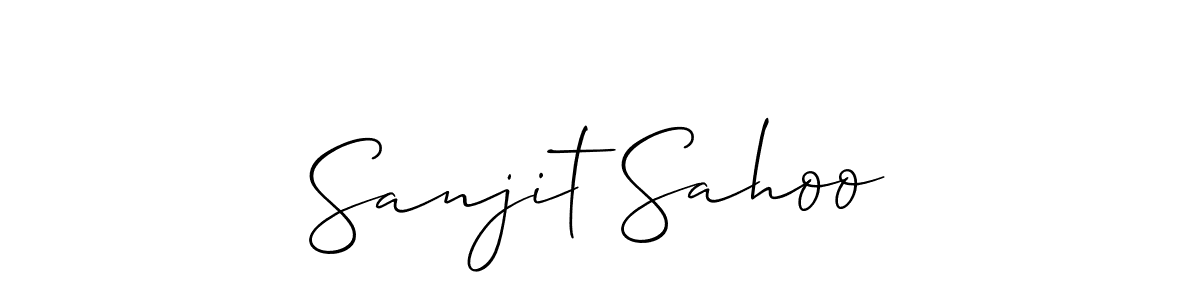 Also we have Sanjit Sahoo name is the best signature style. Create professional handwritten signature collection using Allison_Script autograph style. Sanjit Sahoo signature style 2 images and pictures png