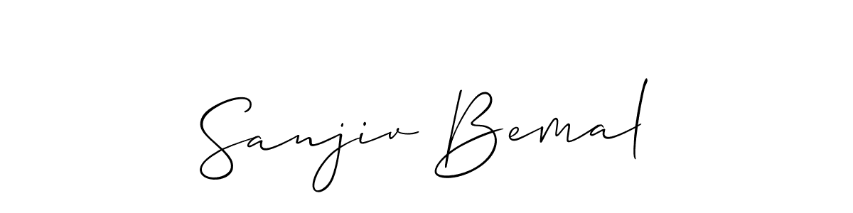 You can use this online signature creator to create a handwritten signature for the name Sanjiv Bemal. This is the best online autograph maker. Sanjiv Bemal signature style 2 images and pictures png