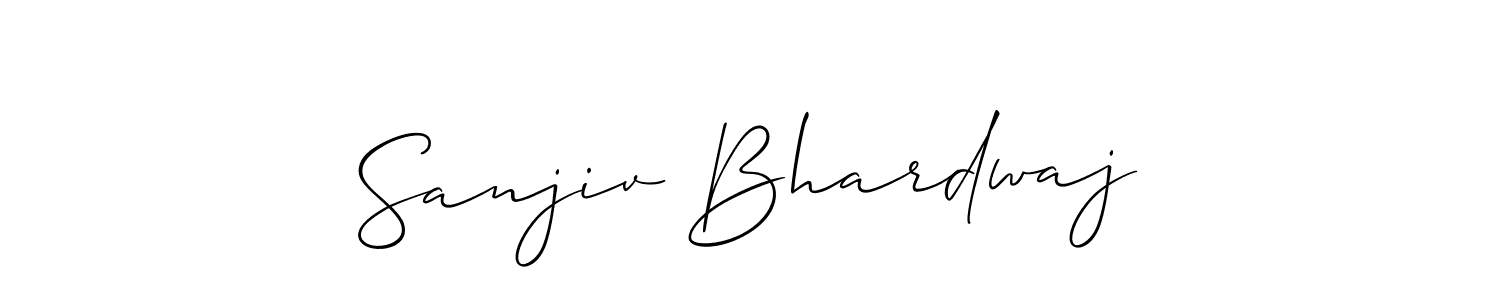 This is the best signature style for the Sanjiv Bhardwaj name. Also you like these signature font (Allison_Script). Mix name signature. Sanjiv Bhardwaj signature style 2 images and pictures png